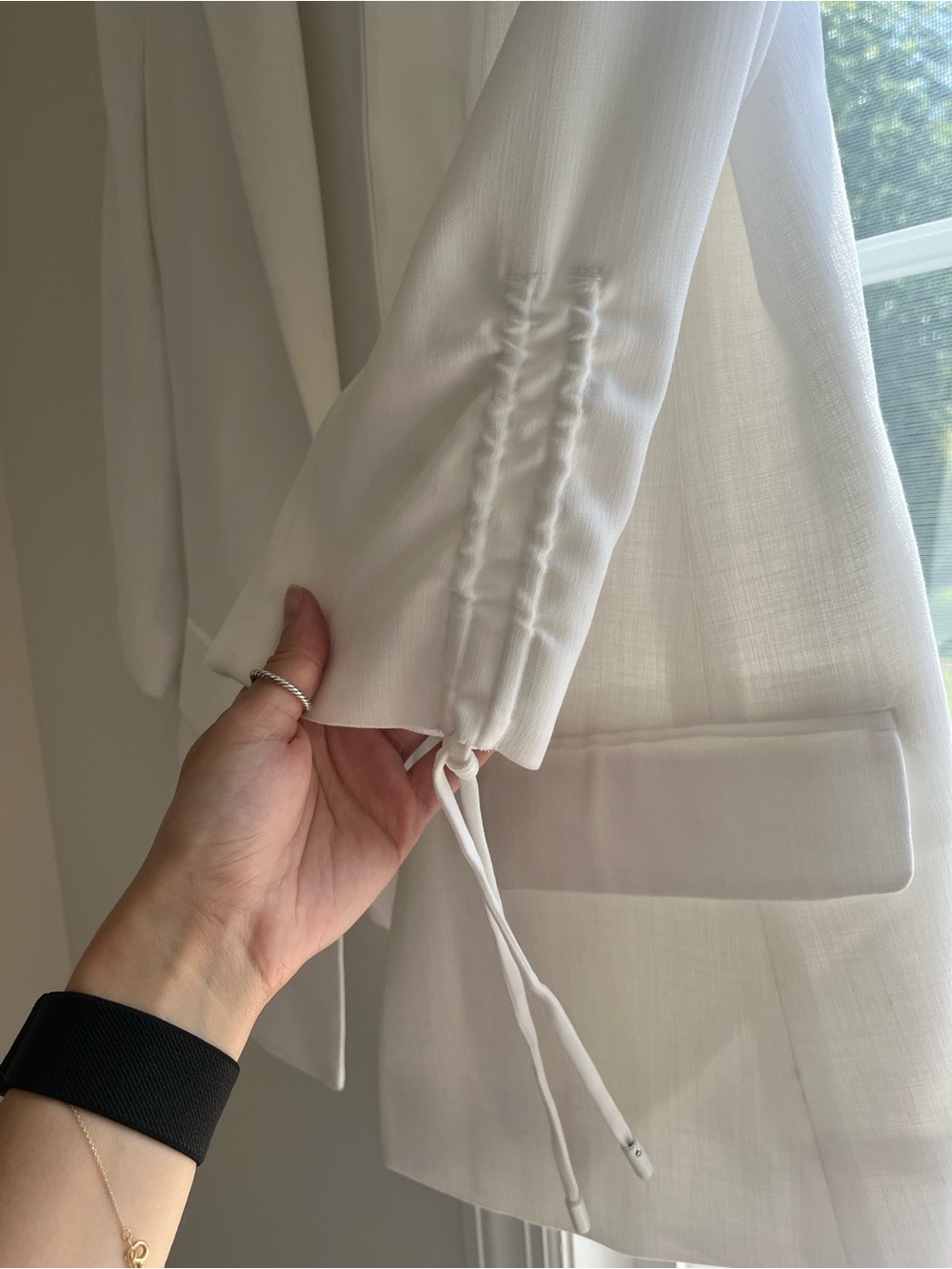 Loft Ruched Drawstring Blazer - Picture 2 of 4